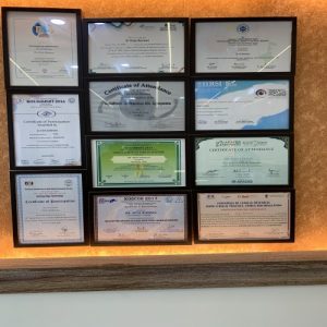 Barman eye care - Certificate